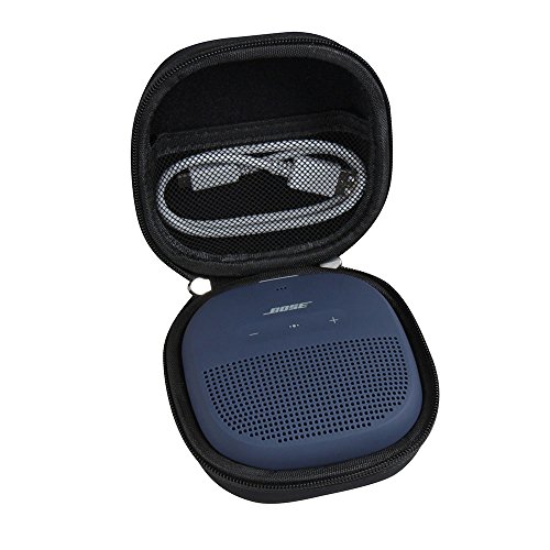 Book Cover Hermitshell Hard EVA Travel Black Case Fits Bose SoundLink Micro Bluetooth Speaker