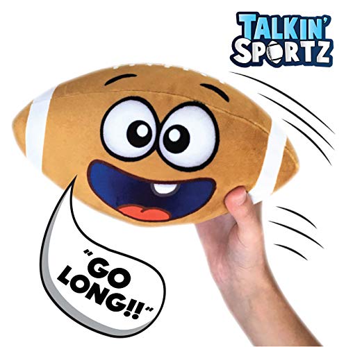 Book Cover Move2Play Talkin' Sports, Hilariously Interactive Toy Football with Music & Sound FX, Toy for 3+ Year Old Boys