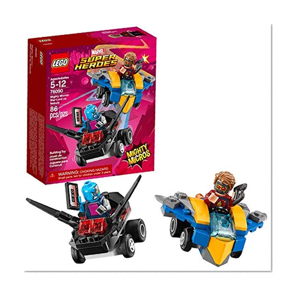 Book Cover LEGO Marvel Super Heroes Mighty Micros: Star-Lord vs. Nebula 76090 Building Kit (86 Piece)