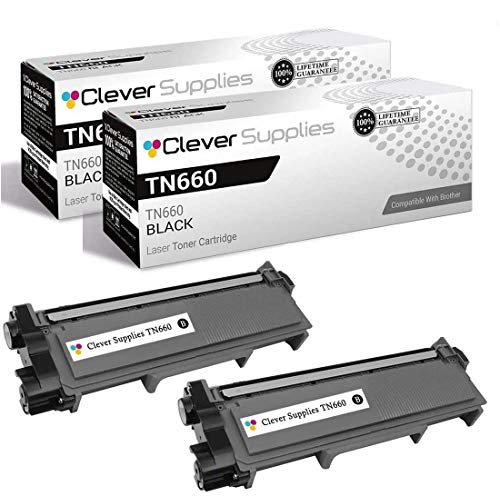 Book Cover CS Compatible Toner Cartridge Replacement for Brother TN660 TN630 TN-660 TN-630 TN 660 TN 630 Black HL-L2300D DCP-L2520DW DCP-L2540DW HL-L2360DW HL-L2380DW HL-L2320D MFC-L2707DW 2 Pack