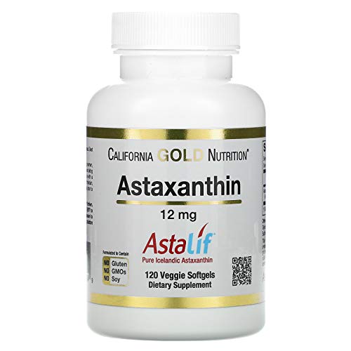 Book Cover California Gold Nutrition: Astaxanthin - AstaLif Pure Icelandic - Astaxanthin, AstaLif Pure Icelandic,