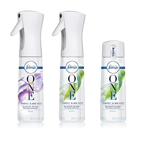 Book Cover Febreze ONE Fabric and Air Freshener, 100% Natural propellant, Starter Kit