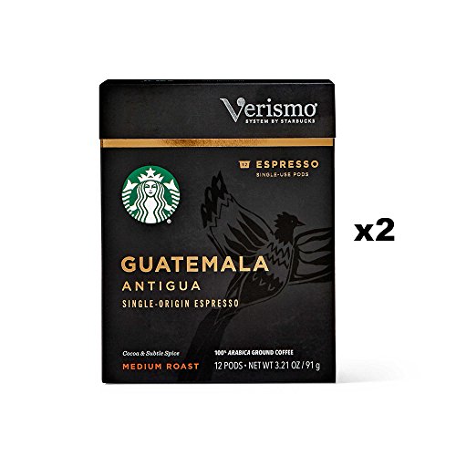 Book Cover Starbucks Guatemala Antigua Espresso Verismo Pods (24 Count)