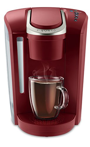 Book Cover Keurig K-Select Single Serve K-Cup Pod Coffee Maker, With Strength Control and Hot Water On Demand, Vintage Red