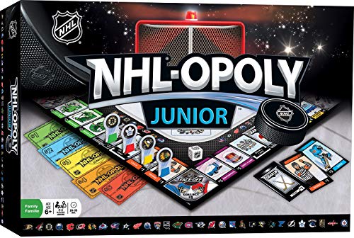 Book Cover MasterPieces NHL Opoly Jr. Board Game