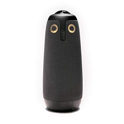 Book Cover Owl Labs Meeting Owl - 360 Degree, 720p Video Conference Camera, Microphone, and Speaker (Automatic Speaker Focus, Perfect for Huddle Rooms), Black