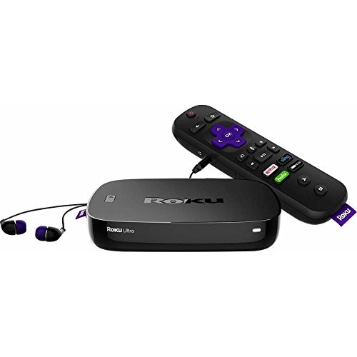 Book Cover Roku Ultra | 4K/HDR/HD Streaming Player with Enhanced Remote (Voice, Remote Finder, Headphone Jack, TV Power and Volume), Ethernet, Micro SD and USB (2017)