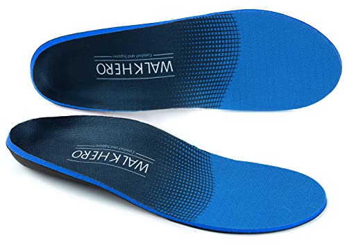 Book Cover Plantar Fasciitis Feet Insoles Arch Supports Orthotics Inserts Relieve Flat Feet, High Arch, Foot Pain Mens 6 - 6 1/2 | Womens 8 - 8 1/2
