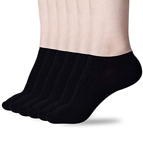 Book Cover Women's Low Cut Socks,3-15 Pair Ankle No Show Athletic Short Cotton Socks by Sioncy