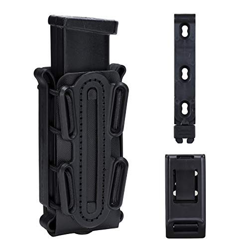 Book Cover IDOGEAR Mag Pouch Pistol Magazine Pouches 9mm Softshell Adjustable Universal Mag Carrier .40 S&W .45 ACP with Belt&MOLLE Clips