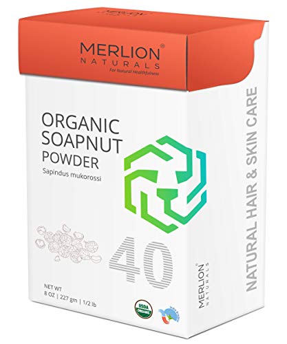 Book Cover Merlion Naturals Organic Soapnut Powder (8 OZ)