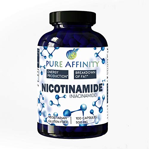 Book Cover B3 Nicotinamide 500 mg Effective Flush-Free Niacin. Energy Booster, Cell Regenerator, That Supports Cognitive Decline, Anti-Aging and Helps Breaks Down Carbs & Fats (100 Count))
