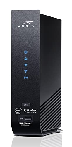 Book Cover ARRIS SURFboard SBG7400AC2 DOCSIS 3.0 Cable Modem & AC2350 Wi-Fi Router | Approved for Comcast Xfinity, Cox, Charter Spectrum & more | Four 1 Gbps Ports | 800 Mbps Max Internet Speeds 2 Year Warranty