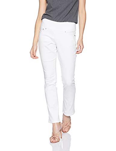 Book Cover Jag Jeans Women's Petite Peri Straight Pull on Jean
