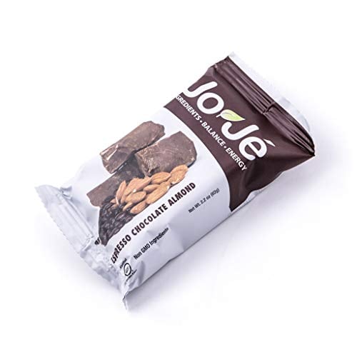 Book Cover JoJeÂ´ Bars - 12 Bars, 1 Case - Espresso Chocolate Almond - Gluten Free Energy Bar Made With All Natural, Non-GMO Ingredients