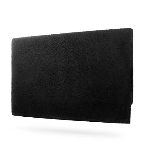 Book Cover Wanty Nintendo Switch Dust Cover Soft Velvet Lining Anti Scratch Cover Sleeve Pad for Nintendo Switch Charging Dock (black)