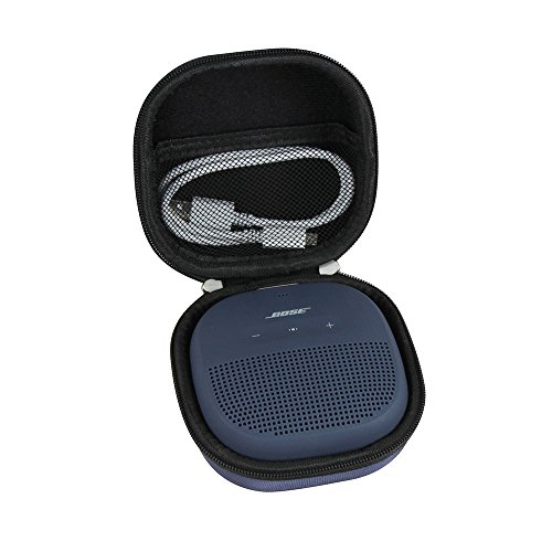 Book Cover Hermitshell Hard EVA Travel Midnight Blue Case for Bose SoundLink Micro Bluetooth Speaker