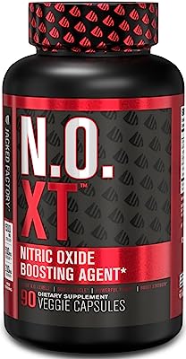 Book Cover N.O. XT Nitric Oxide Supplement With Nitrosigine L Arginine & L Citrulline for Muscle Growth, Pumps, Vascularity, & Energy - Extra Strength Pre Workout N.O. Booster & Muscle Builder - 90 Veggie Pills