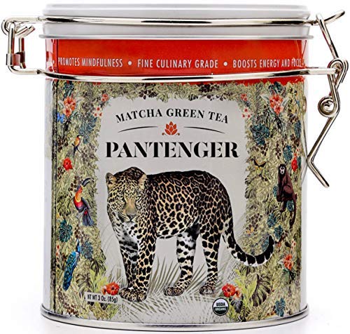 Book Cover Pantenger Organic Matcha Green Tea Powder 3 OZ - Authentic Japanese Matcha Powder - Premium First Harvest. Latte & Smoothie Grade.