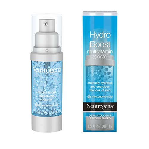 Book Cover Neutrogena Hydro Boost Multivitamin Hydrating & Revitalizing Face Serum with Vitamin E, Niacinamide & Hyaluronic Acid to Moisturize Dry Skin & Help Even Skin Tone, 1 fl. oz