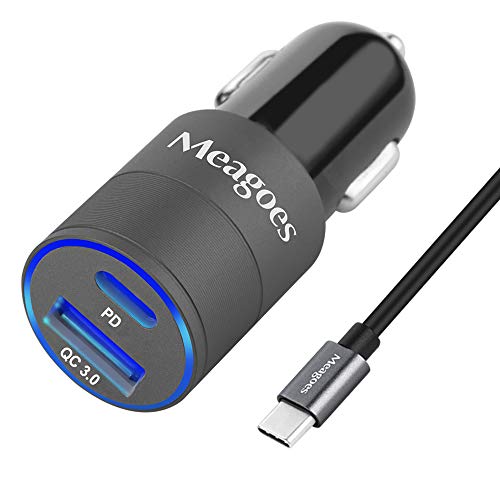 Book Cover Meagoes Fast USB Car Charger Adapter (4.8A / 24W), with Dual Smart Ports for Apple Iphone 7/6s/6/Plus/5s/5c/5, Ipad/Ipod, Samsung Galaxy S8/S8/S7/S6/Edge/S5/S4,Note, LG, HTC