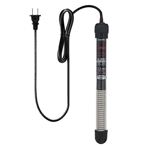 Book Cover Mylivell Aquarium Heater 200W Submersible Fish Tank Water Heater Thermostat