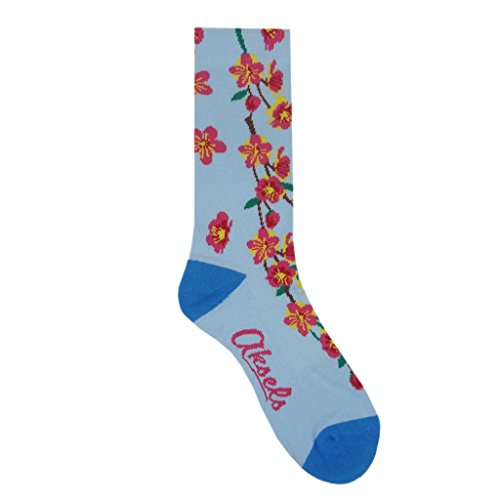Book Cover Aksels Spring Blossom Flower Calf Socks for Men and Women