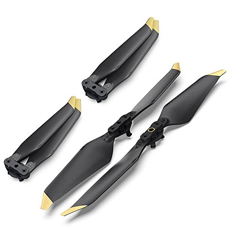 Book Cover DJI Mavic Pro Platinum 8331 Low-Noise Quick-Release Propellers - Gold Tips - 2 Pairs