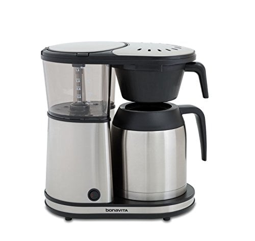 Book Cover Bonavita Connoisseur 8-Cup One-Touch Coffee Maker Featuring Hanging Filter Basket and Thermal Carafe, BV1901TS
