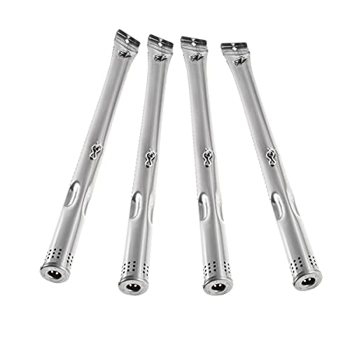 Book Cover Zljoint Pipe Burner (4-Pack) for Charbroil 4362436214, 463212511, 463215512, 463215513, 463215712, 463215713, 463215714, Master Chef 85-3044-6, 85-3045-4, G45303, G45304