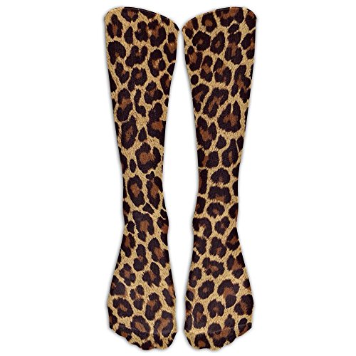 Book Cover SARA NELL Cool Cheetah Leopard Stockings Long Tube Socks, Sports Soccer Football Socks Thanksgiving for Women Men Teens