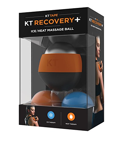 Book Cover KT TAPE Recovery+ Ice/Heat Massage Ball, Muscle Pain & Stress Relief, HSA/FSA Approved, Therapeutic Roller
