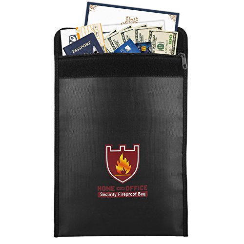 Book Cover Fireproof Money & Document Bag, MoKo 15