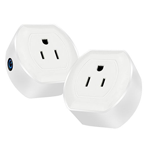 Book Cover Martin Jerry Mini WiFi Smart Plugs are Compatible with Alexa, Google Home, Smart Home Devices to Control Your Appliance, no Hub Required, WiFi Smart Socket (Model: V04) (2 Pack)