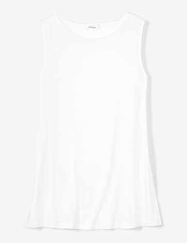 Book Cover Daily Ritual Women's Jersey Sleeveless Shell Top with Side Splits