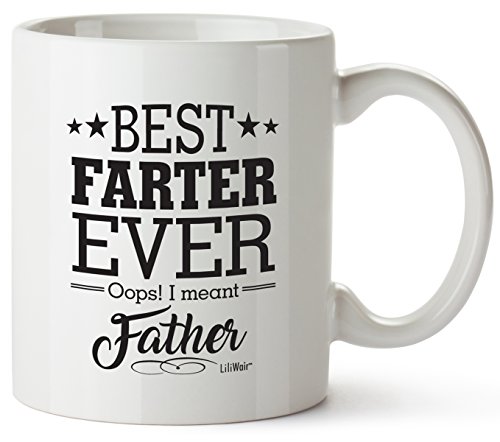 Book Cover Fathers Day Gifts From Daughter Son, Dad Father's Birthday First Mug Gift, Cool Happy Funny Coffee Mugs For Father,Dads Daddy Stepdad Stepfather Bonus Step DadÃ­s Presents Cup From Kids And Daughters