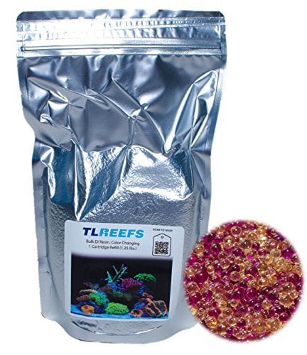 Book Cover TL Reefs Deionization DI Resin Mixed Bed Color Changing 1.25lb (1 Piece)