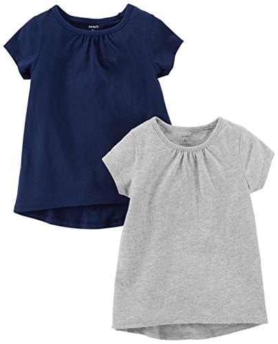 Book Cover Carter's Baby Girls' 2-Pack Tees
