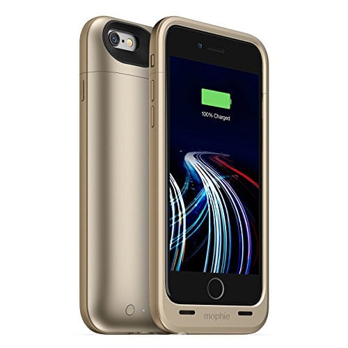 Book Cover Mophie Juice Pack Ultra Battery Case for iPhone 6/6s Gold (Renewed)