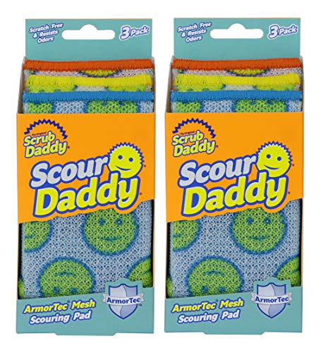 Book Cover Scrub Daddy - Scour Daddy Scouring Pad - 6 Count