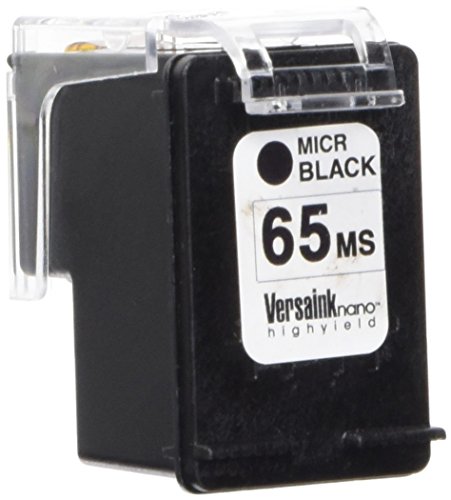 Book Cover VersaInk 65 Nano HP Ms Cartridge for HP Deskjet 2655 3755 Printers Ink MICR Black