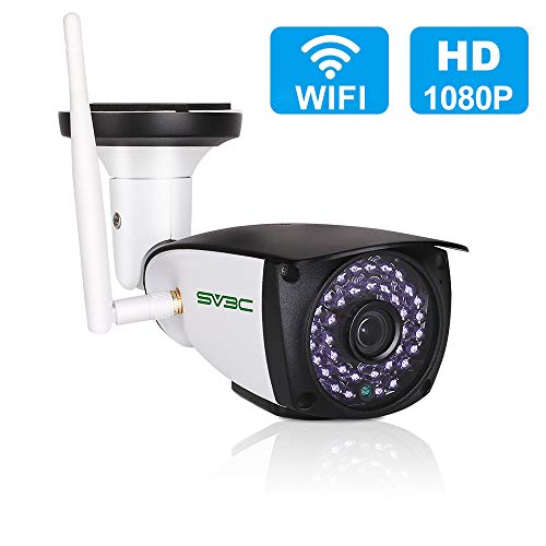 Book Cover [Updated Version] WiFi Camera Outdoor, SV3C 1080P HD Two Way Audio Security Camera, Motion Detection CCTV, IR LED Night Vision Surveillance IP Cameras for Indoor Outdoor, Support Max 128GB SD Card