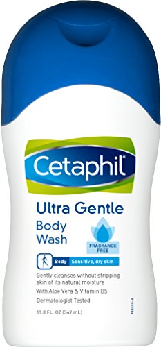 Book Cover Cetaphil Fragrance Free Ultra Gentle Body Wash, 11.8 Fl Oz (Pack of 1)