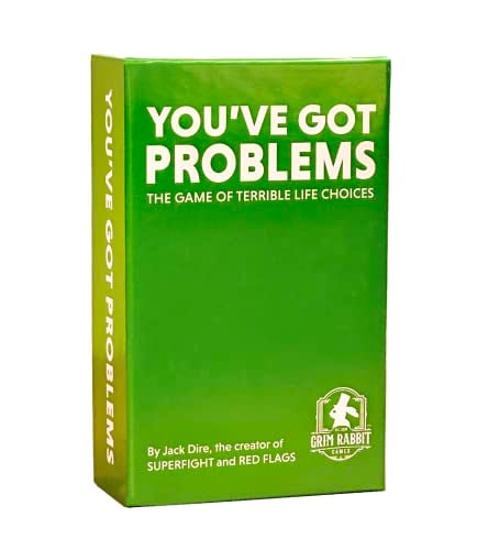 Book Cover You’ve Got Problems Card Game | A Party Game of Making Horrible Choices | by Jack Dire, Creator of Red Flags