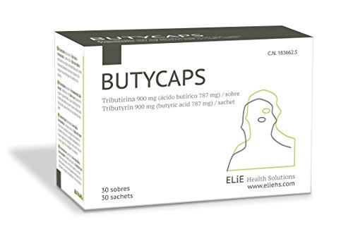 Book Cover Butycaps - Tributyrin 900 mg - Butyric Acid 787 mg per Sachet - 30 Sachets