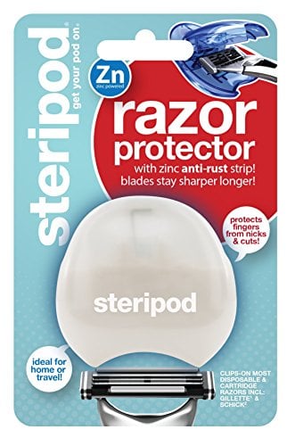 Book Cover Steripod Clip-On Razor Protector (Pearl White)