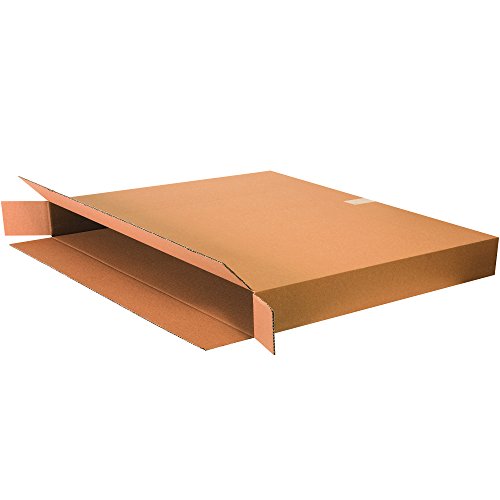 Book Cover Boxes Fast BF36530FOL Side Loading Corrugated Cardboard Shipping Boxes, 36