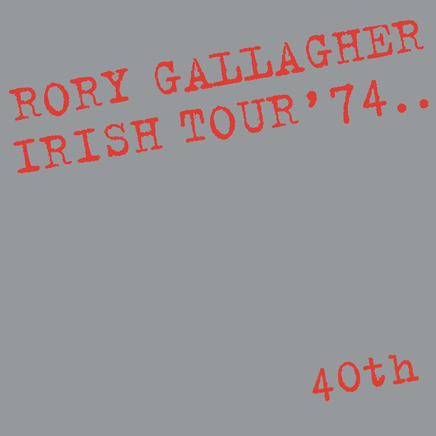Book Cover Irish Tour 74