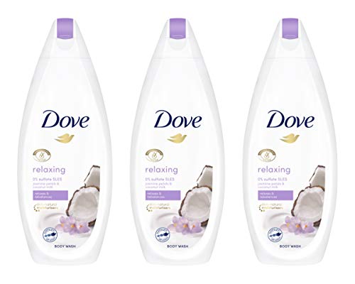 Book Cover Dove Purely Pampering Coconut Milk with Jasmine Petals Body Wash 500ML (3 pack) Design may vary