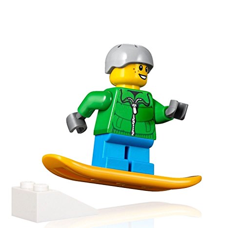 Book Cover LEGO Holiday MiniFigure - Snowboarder Boy (w/ Helmet Hoodie, & Snowboard) 60155